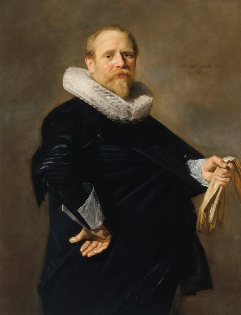 retrato de un hombre desconocido - Frans Hals