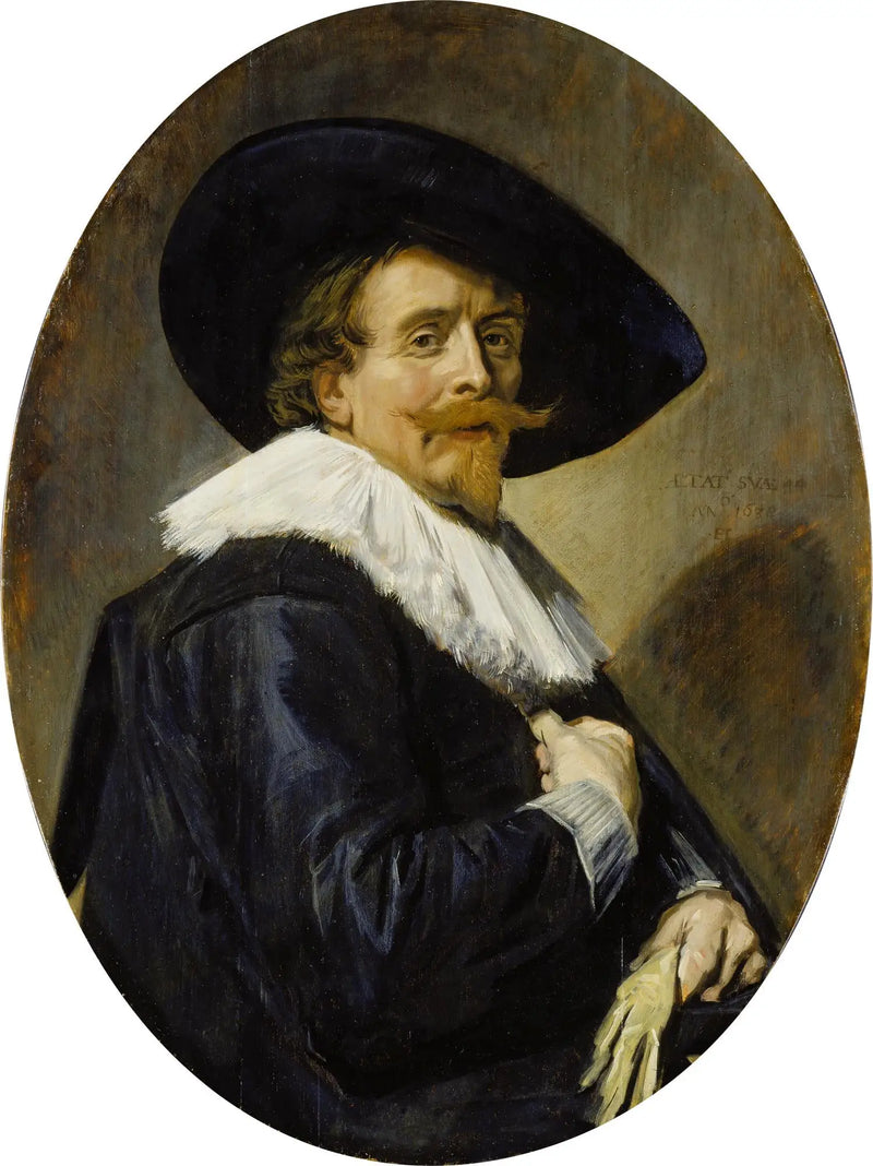 retrato de un hombre desconocido - Frans Hals