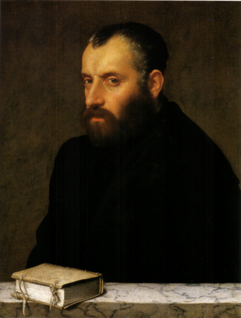 retrato de un hombre sabio - Giovanni Battista Moroni