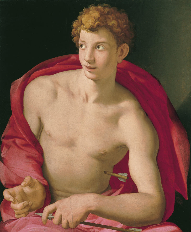 Retrato de un joven en San Sebastián - Bronzino