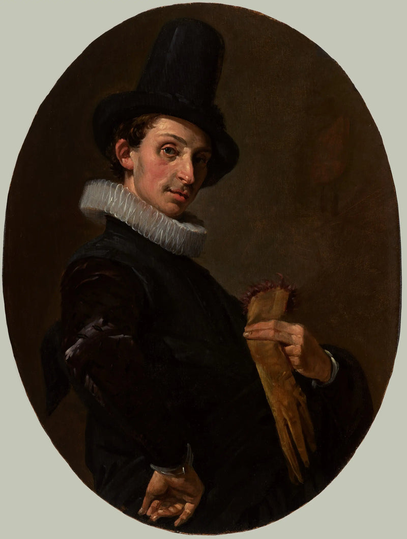 Retrato de un joven con guantes - Frans Hals