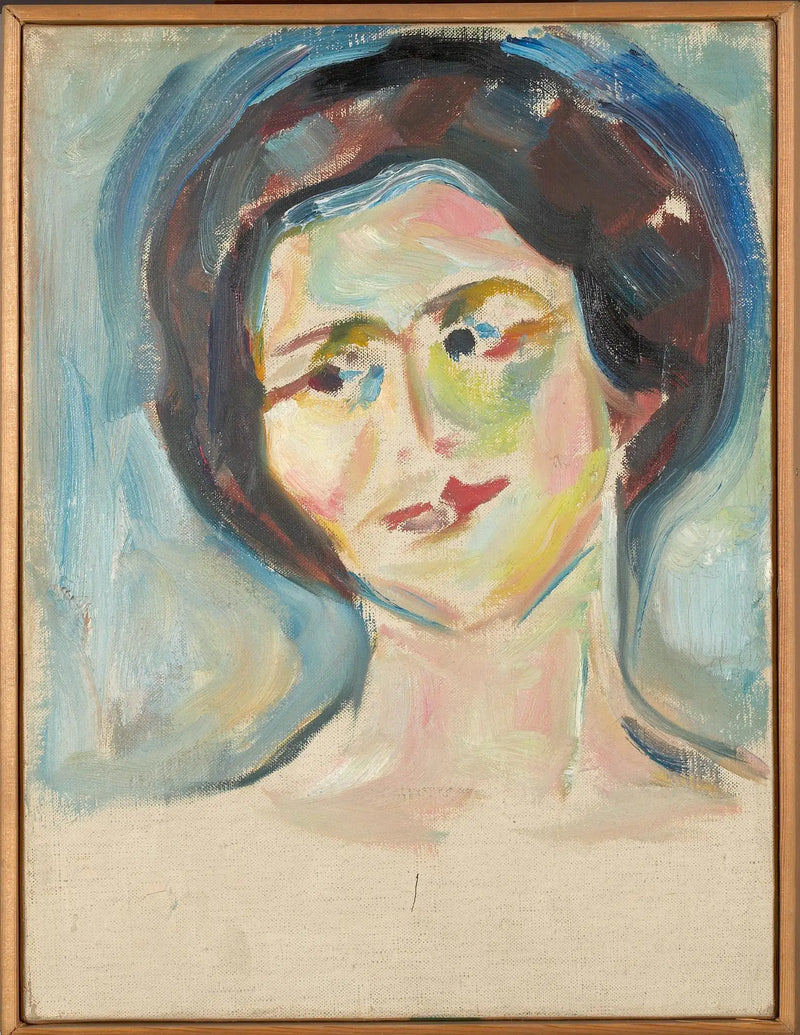 Retrato de un modelo - Edvard Munch