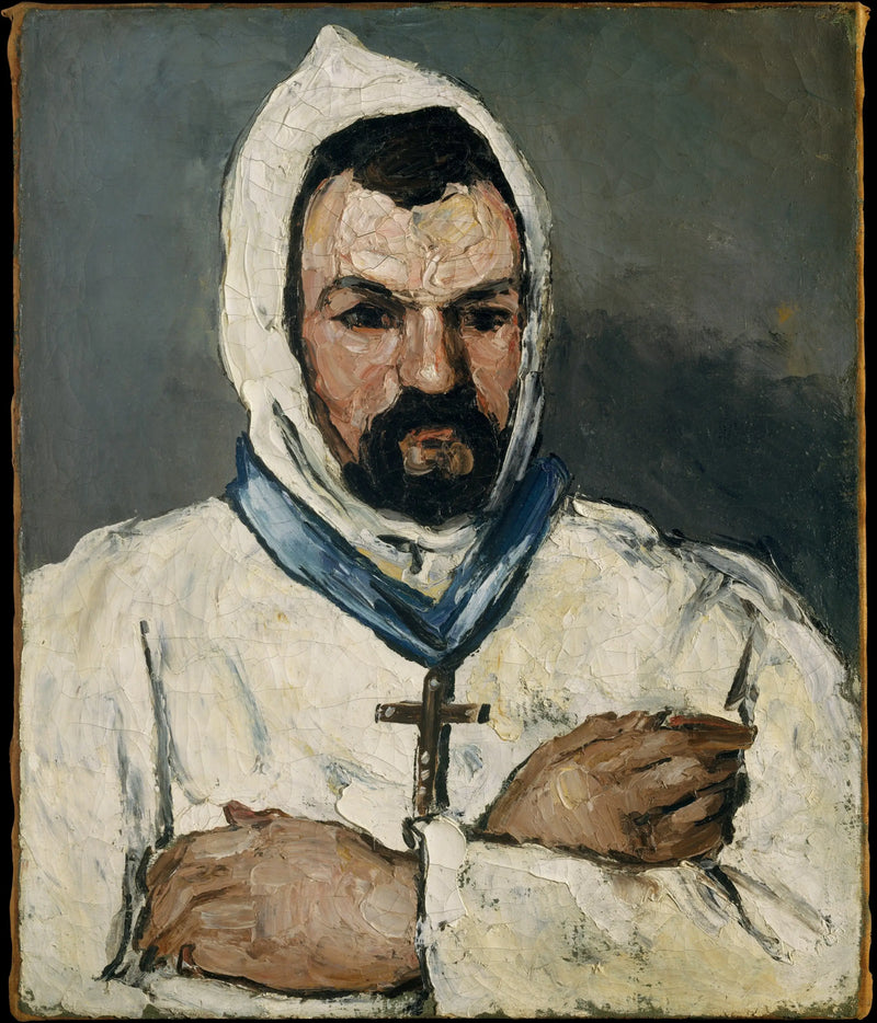 Retrato de un monje - Paul Cézanne