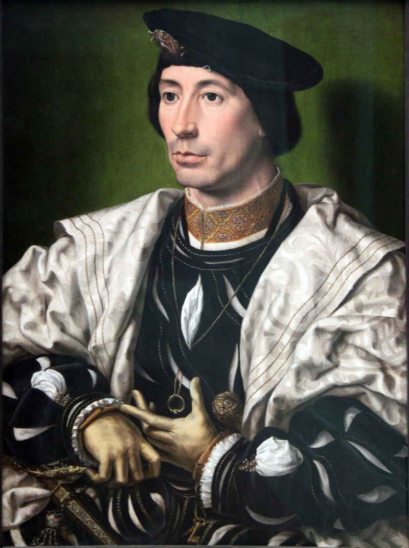 Retrato de un noble - Jan Gossaert