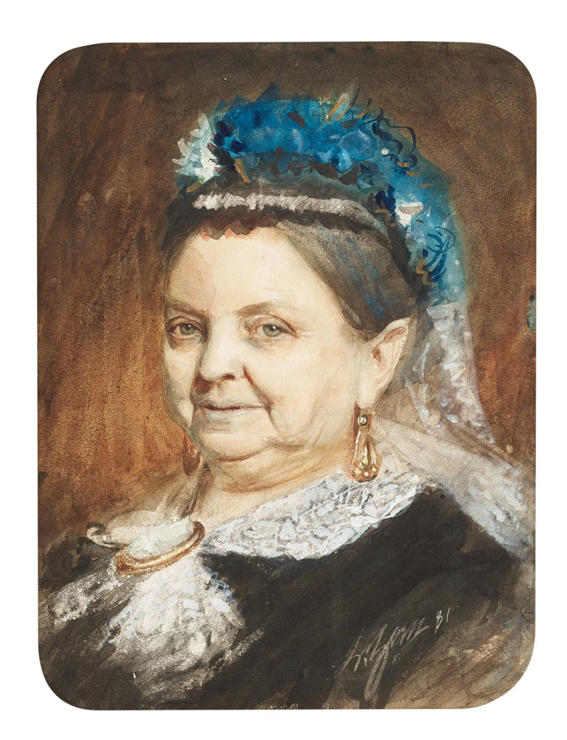 Retrato de una dama mayor - Anders Zorn