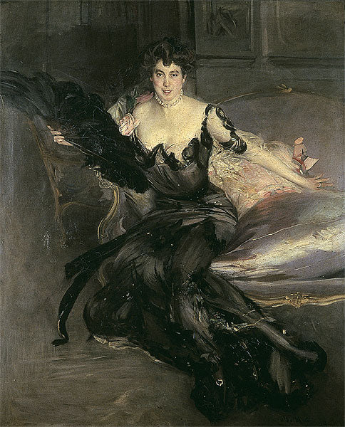 Retrato de una dama, Sra. Lionel Phillips - Giovanni Boldini