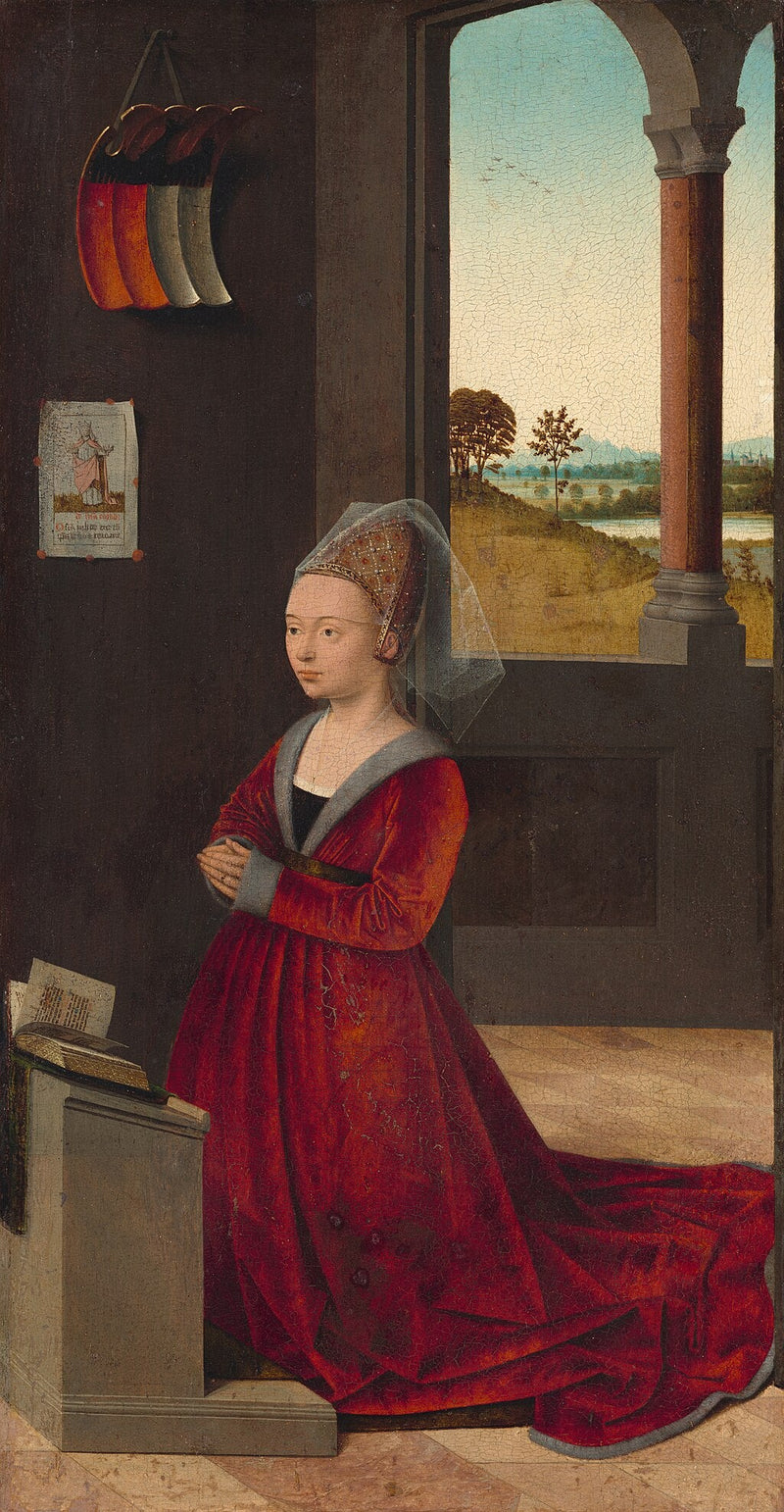 Retrato de una donante - Petrus Christus