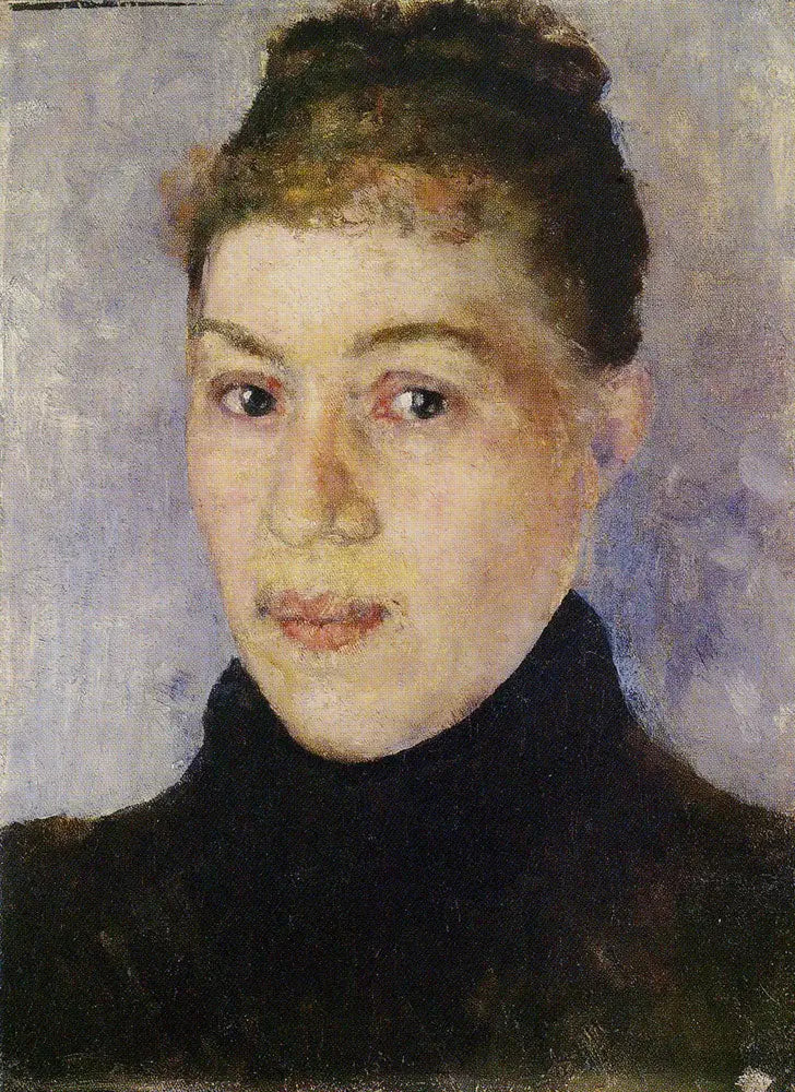 Retrato de una mujer - Edvard Munch