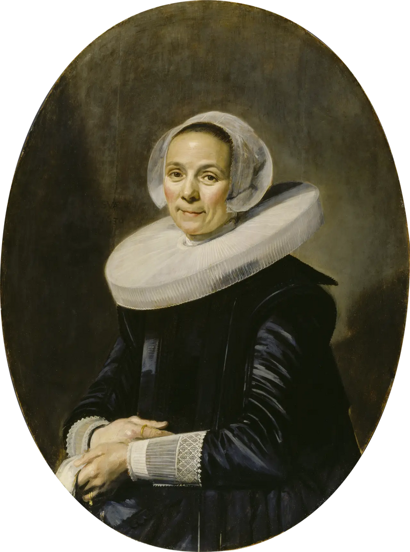 retrato de una mujer desconocida - Frans Hals
