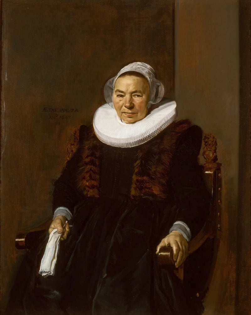 retrato de una mujer desconocida - Frans Hals