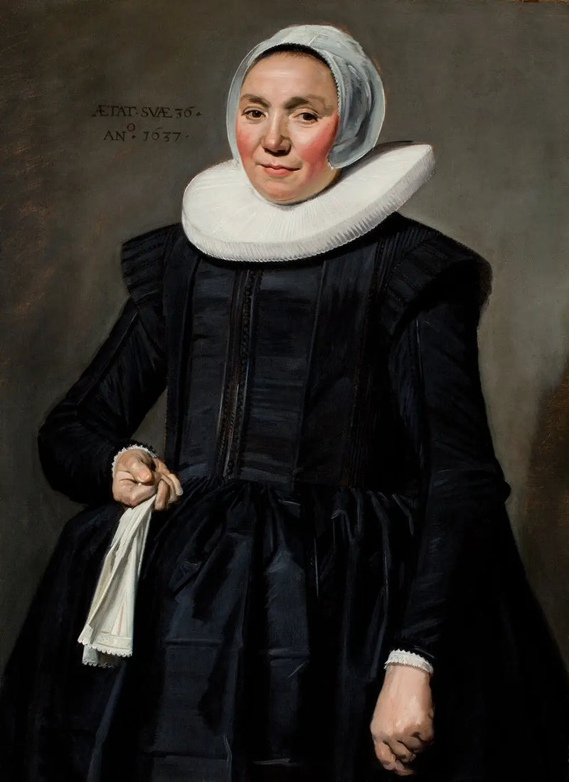 retrato de una mujer desconocida - Frans Hals