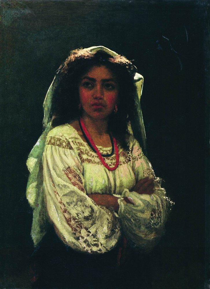 Portrait d’une femme italienne - Ilya Repin - Alpha Reproduction