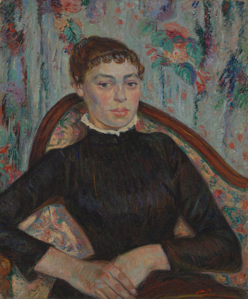 Retrato de una joven mujer - Armand Guillaumin
