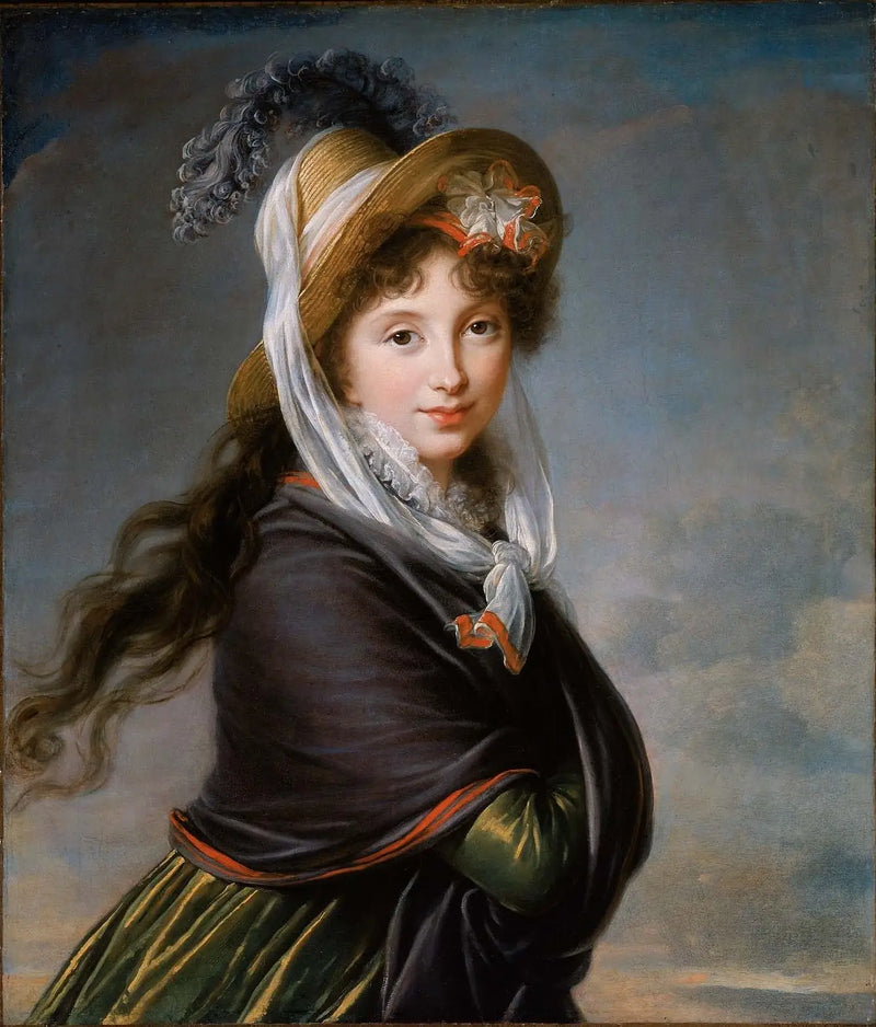 Retrato de una joven mujer. - Élisabeth Vigée Le Brun