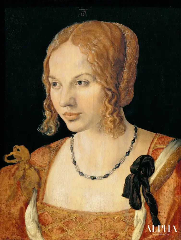 Portrait d'une jeune femme vénitienne - Albrecht Dürer - Reproductions de tableaux et peintures haut de gamme