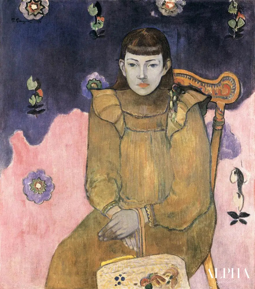 Portrait d'une jeune fille (Vaite Goupil) - Paul Gauguin - Reproductions de tableaux et peintures haut de gamme