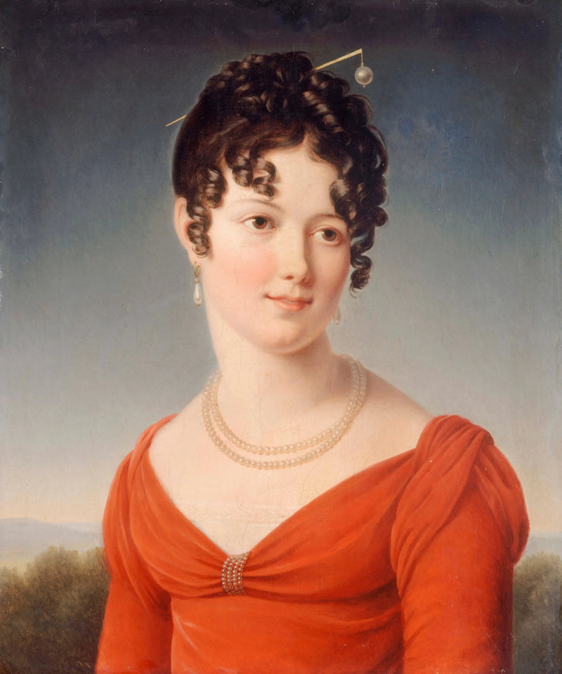Retrato en busto de Alexandrine-Anne de la Pallu, marquesa de Flers (1786-1832) - François Gérard