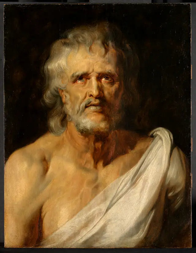 Retrato en busto de Séneca - Peter Paul Rubens