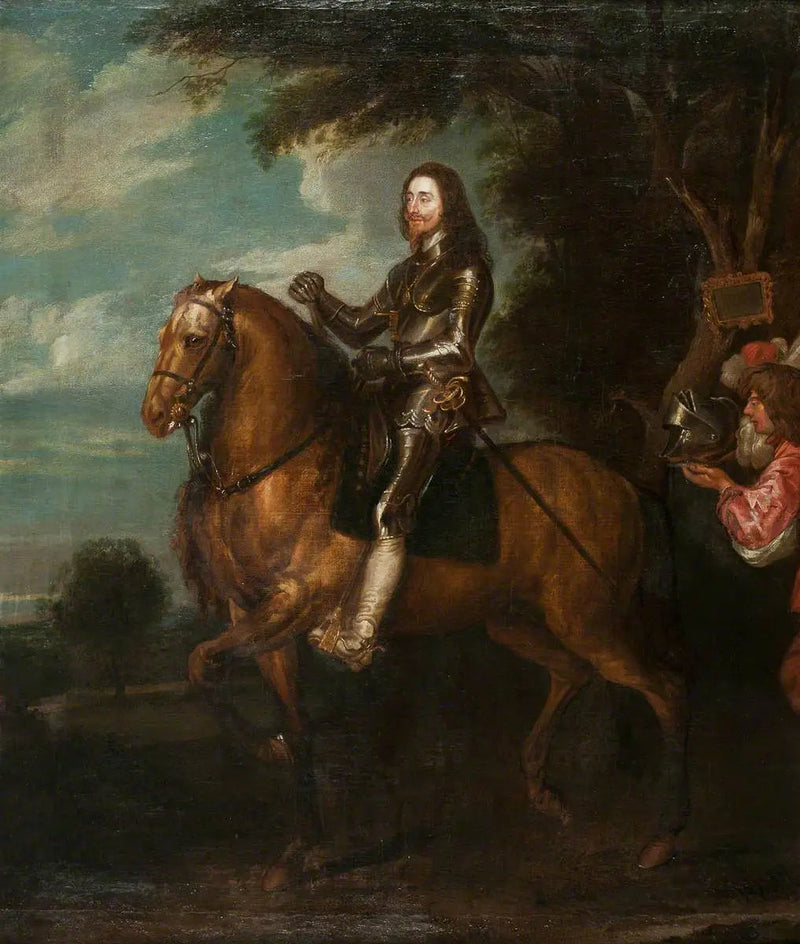 Retrato ecuestre de Carlos I (1600-1649) - Antoine van Dyck