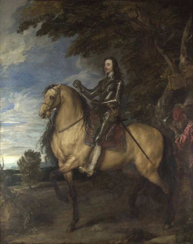 Retrato ecuestre de Carlos I - Antoine van Dyck