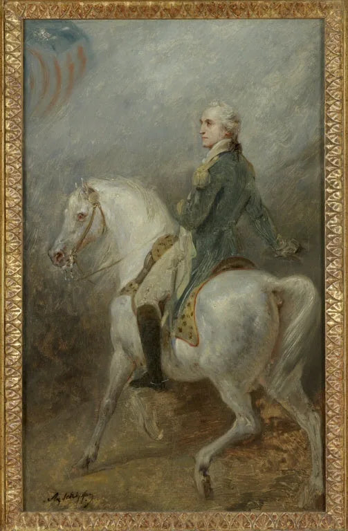 Retrato ecuestre de George Washington - Ary Scheffer