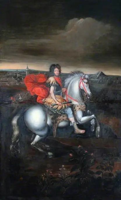 Retrato ecuestre de Luis XIV - Pierre Mignard