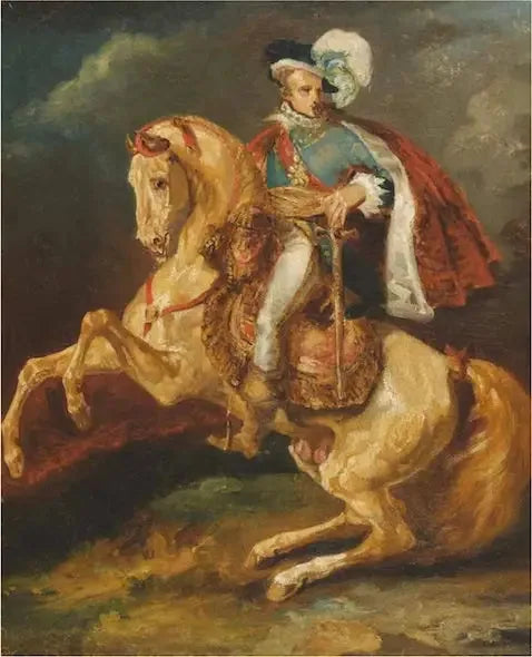 Retrato ecuestre de Su Majestad el rey de Westfalia, Jérôme Bonaparte - Théodore Géricault