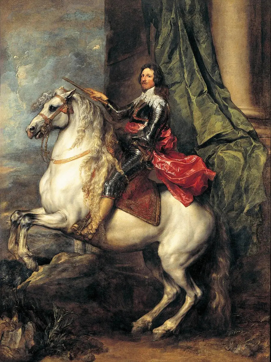 retrato ecuestre de Thomas de Savoie-Carignan - Antoine van Dyck