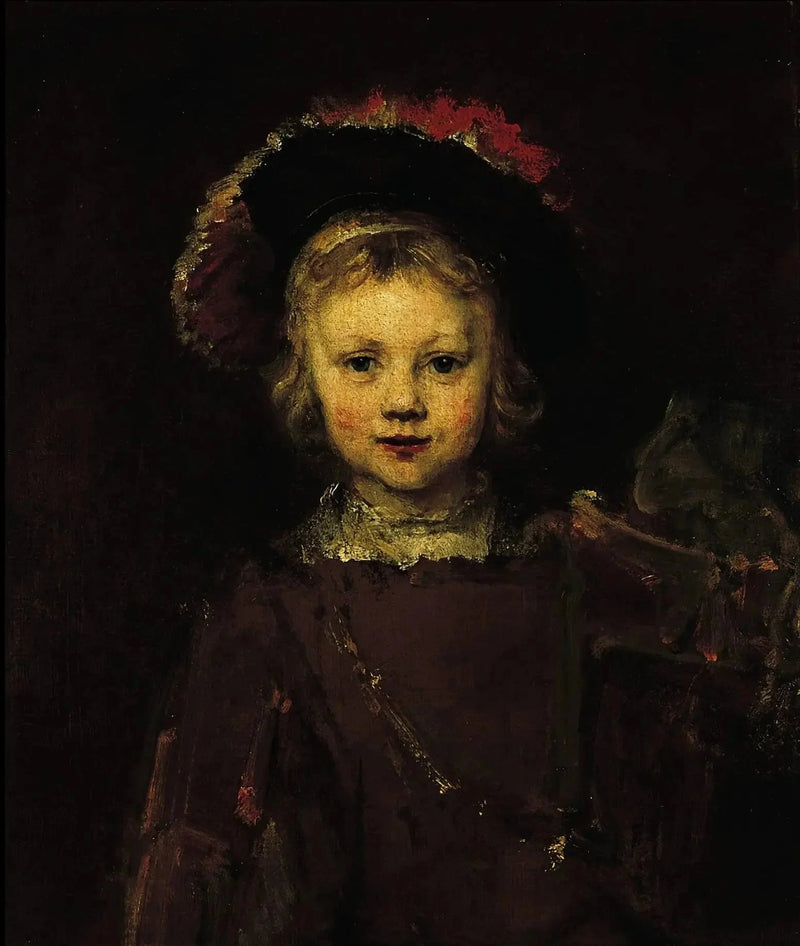 Retrato inacabado de un niño - Rembrandt