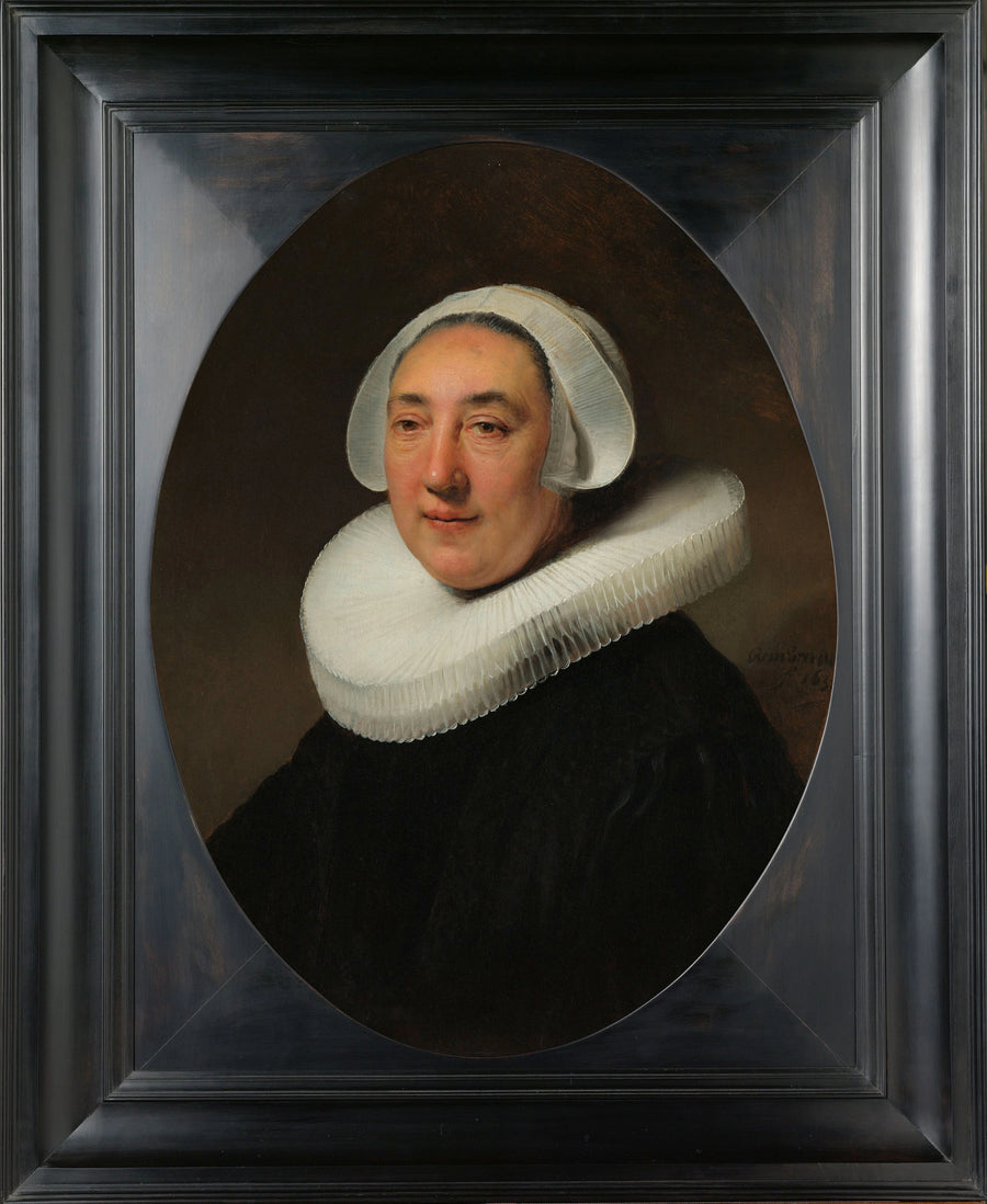 Retrato de Haesje Jacobsdr van Cleyburg - Rembrandt