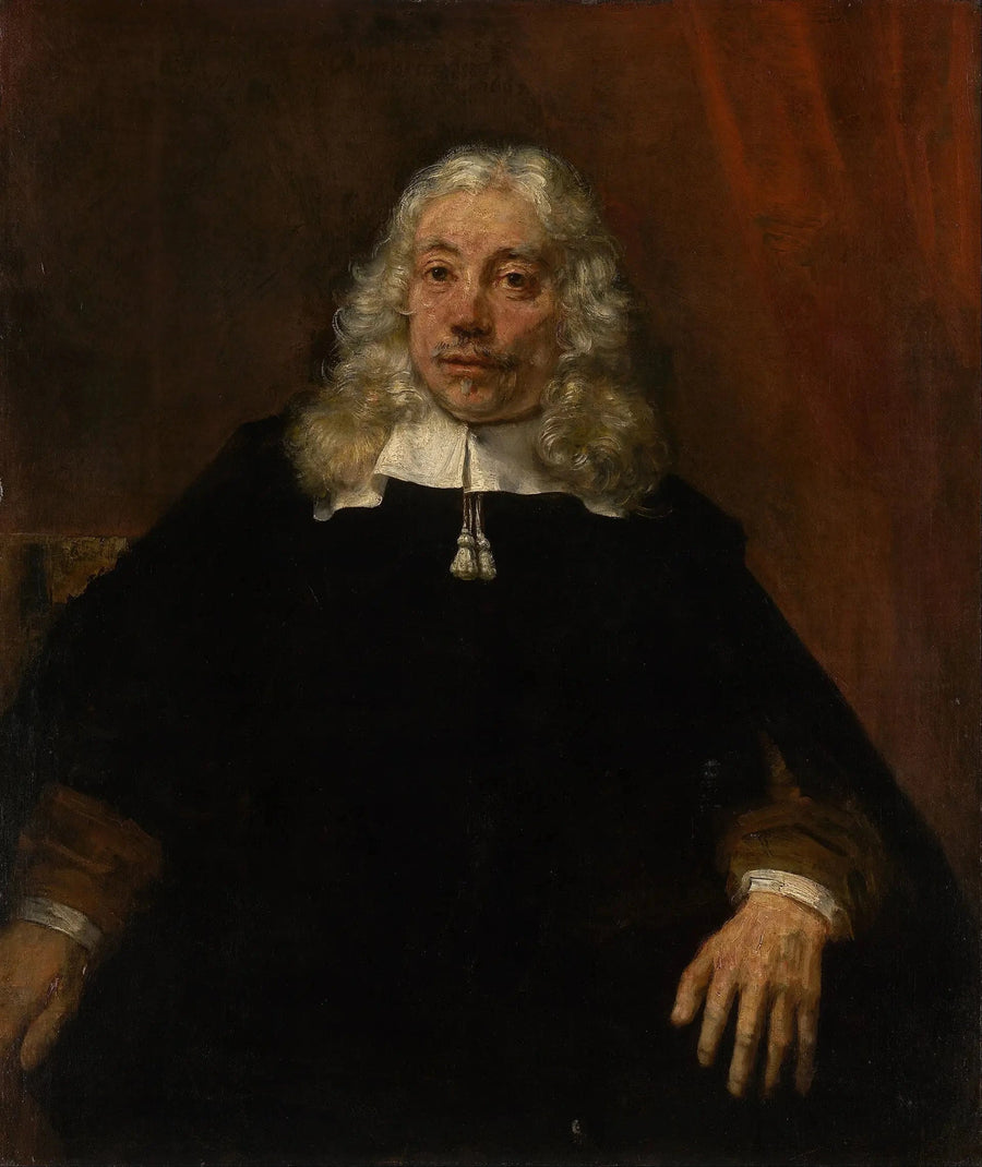 Retrato de hombre con cabello blanco - Rembrandt