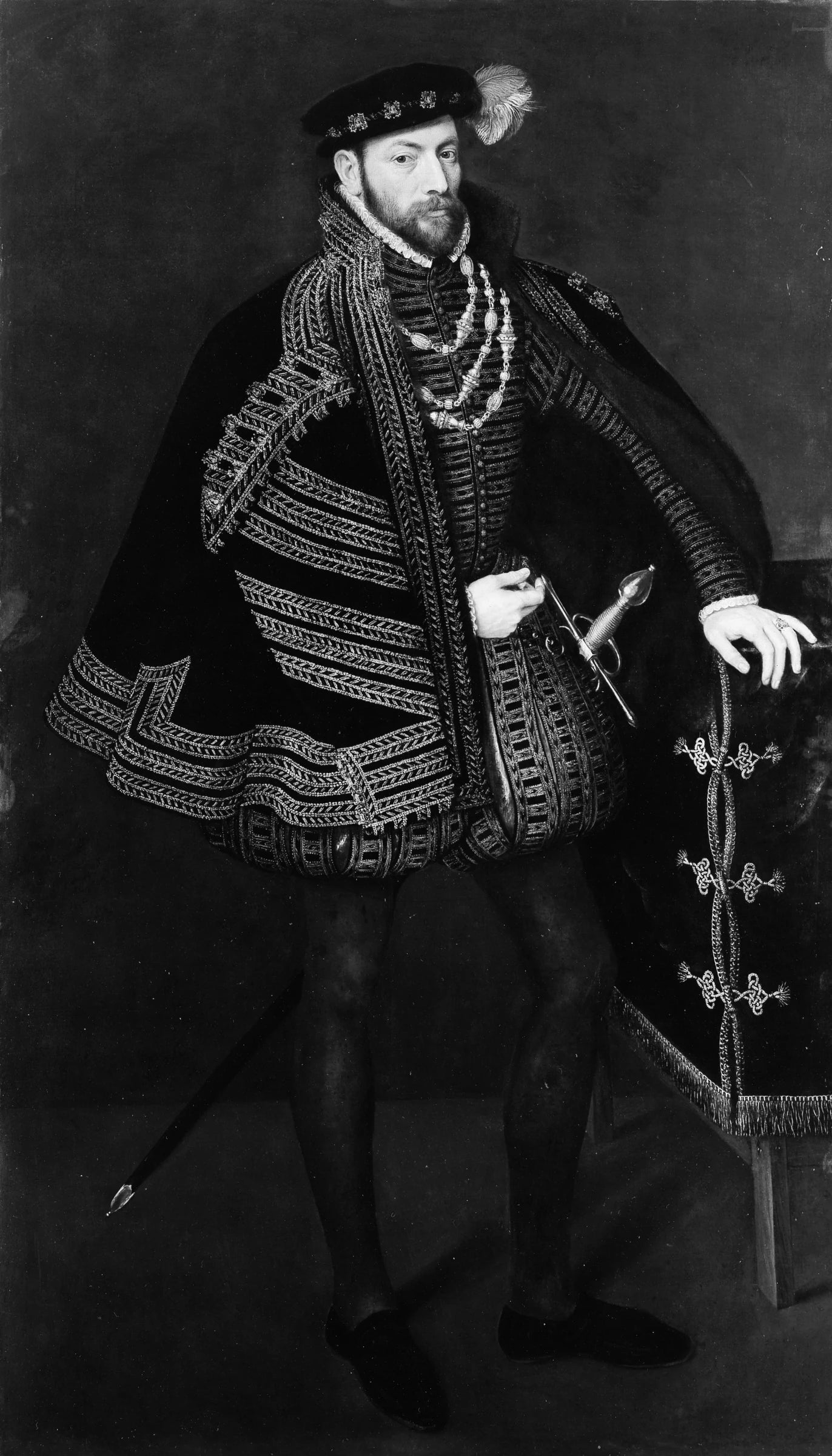 Portrait d'un homme, peut-être Ottavio Farnese (1524-1586), duc de Parme et de Piacenza - Anthonis Mor van Dashorst