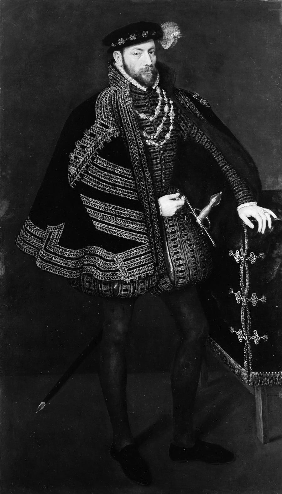 Portrait d'un homme, peut-être Ottavio Farnese (1524-1586), duc de Parme et de Piacenza - Anthonis Mor van Dashorst