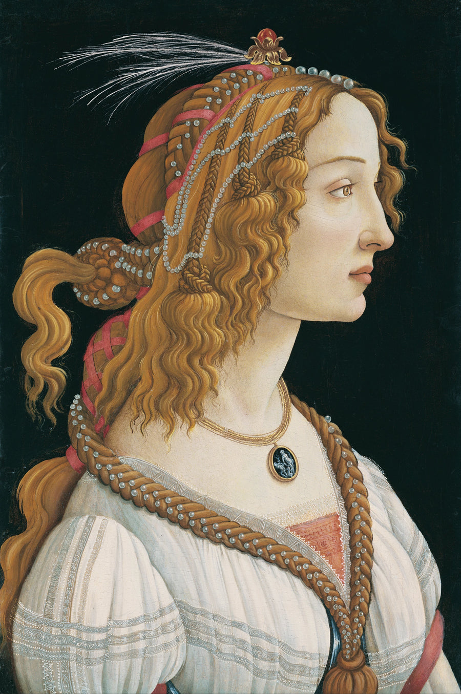 Retrato de Simonetta Vespucci - Sandro Botticelli