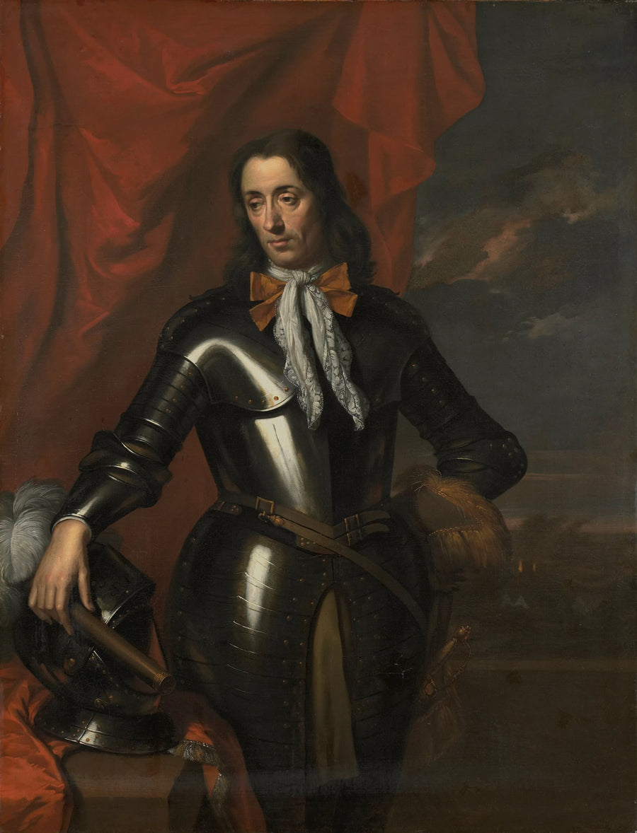 Portrait d'Isaac de l'Ostal de Saint-Martin (vers 1629-96). Conseiller ordinaire des Indes néerlandaises et commandant de la garnison de Batavia. - Jan de Baen