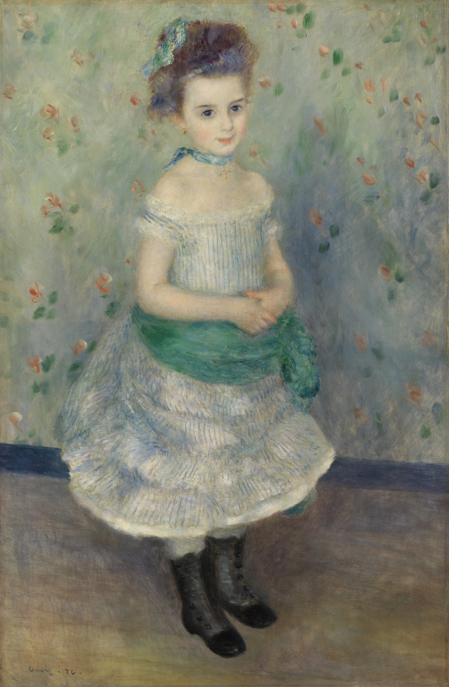 Retrato de Jeanne Durand-Ruel (Retrato de la Srta. J.) - Pierre-Auguste Renoir