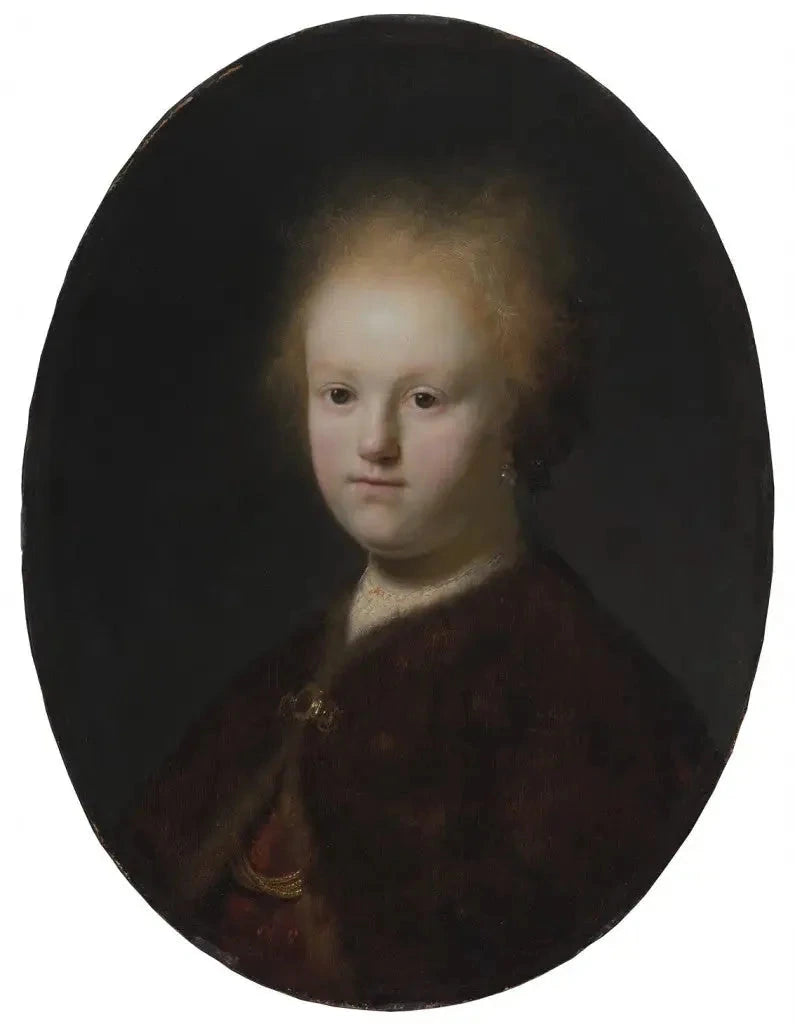 La hermana de Rembrandt, o Retrato de una joven - Rembrandt