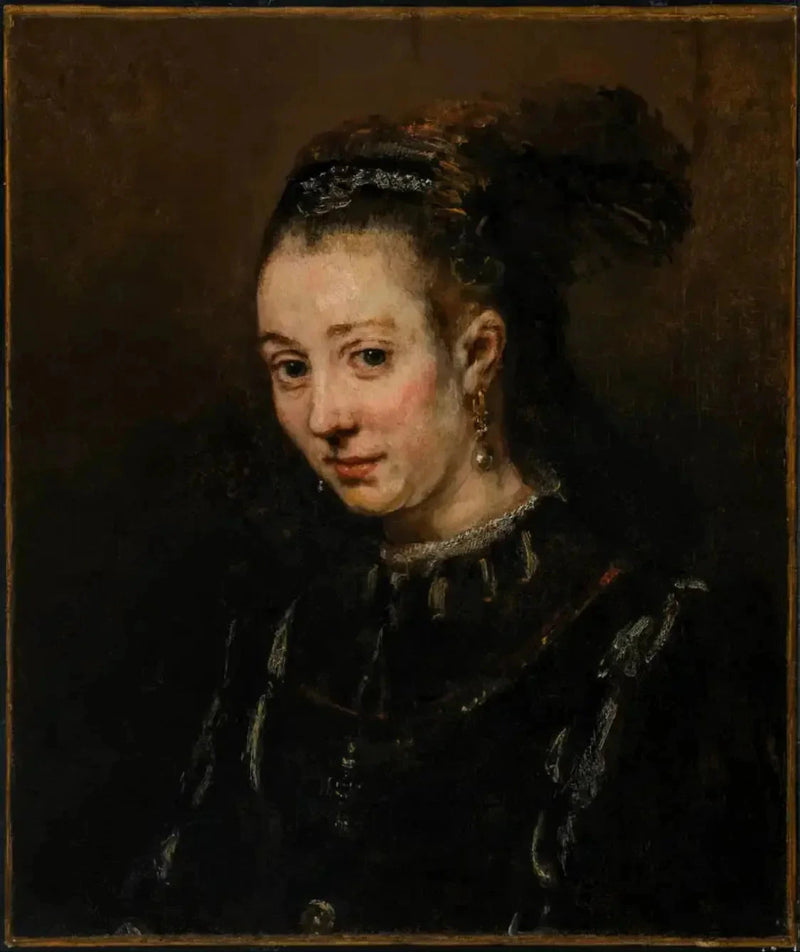 Retrato de una joven - Rembrandt