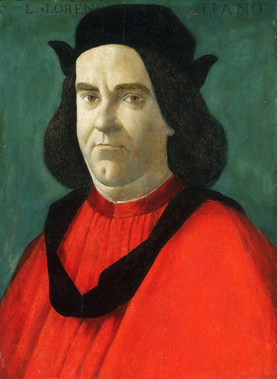 Retrato de Lorenzo di Ser Piero Lorenzi - Sandro Botticelli