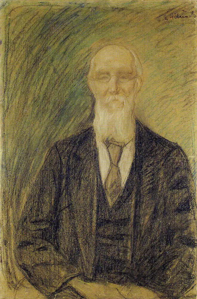 Retrato masculino. Señor von R. - Edvard Munch