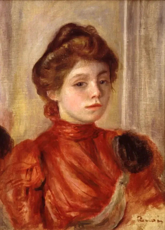 Retrato de Mlle Lerolle - Pierre-Auguste Renoir
