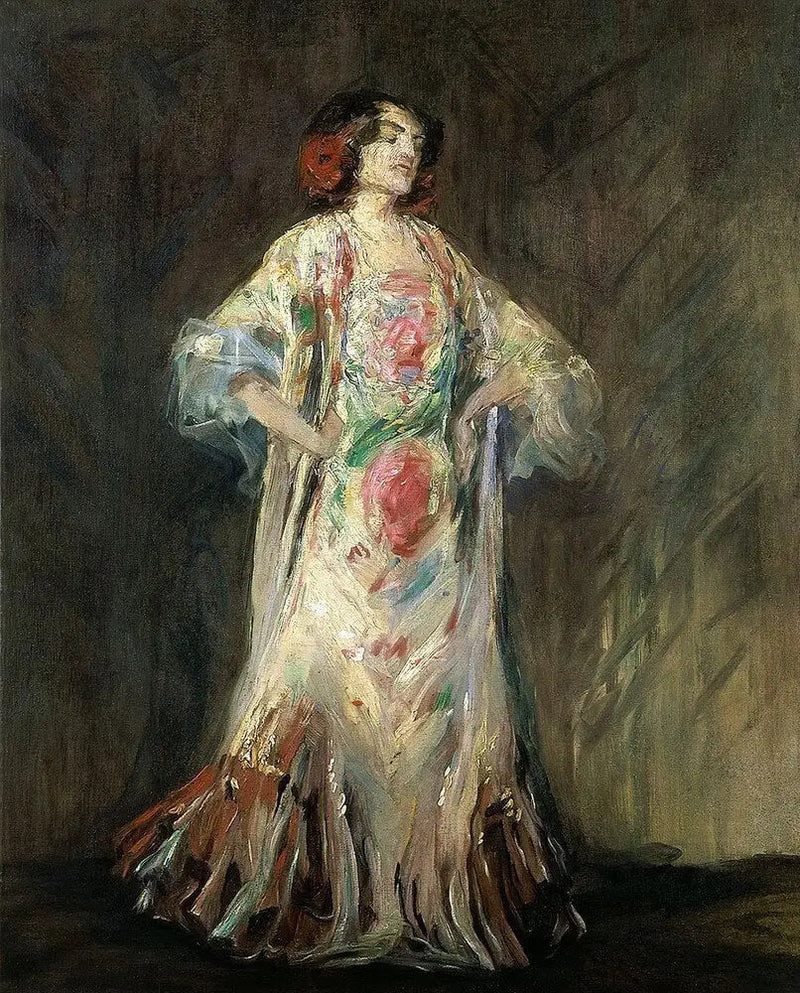 Retrato de una bailarina Antonia Mercé llamada 