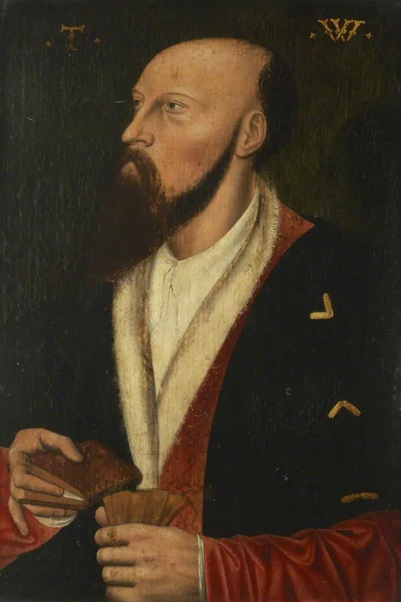Retrato de un caballero (supuestamente Sir Thomas Wyatt, 1503–1542) - Hans Holbein el Joven