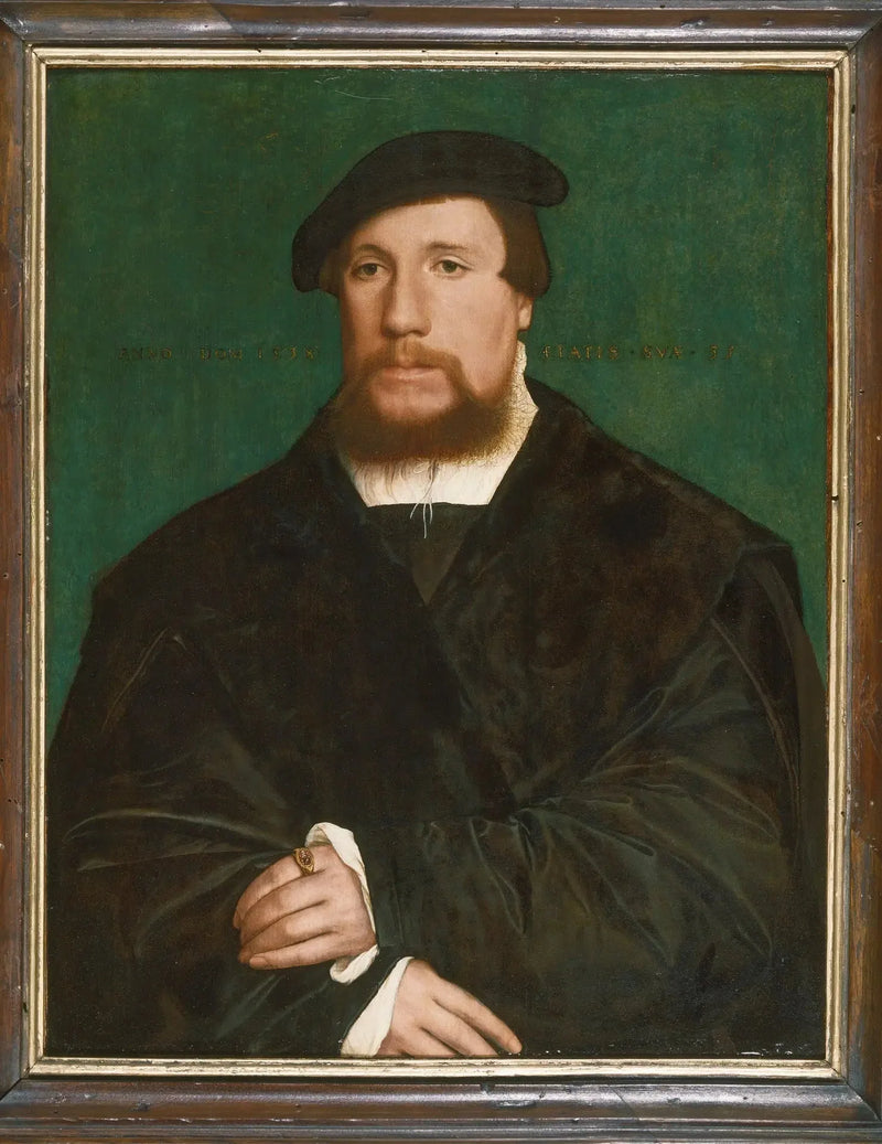 Retrato de un comerciante hanseático - Hans Holbein el Joven