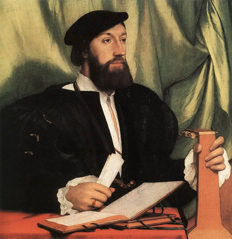Retrato de un hombre con laúd - Hans Holbein el Joven
