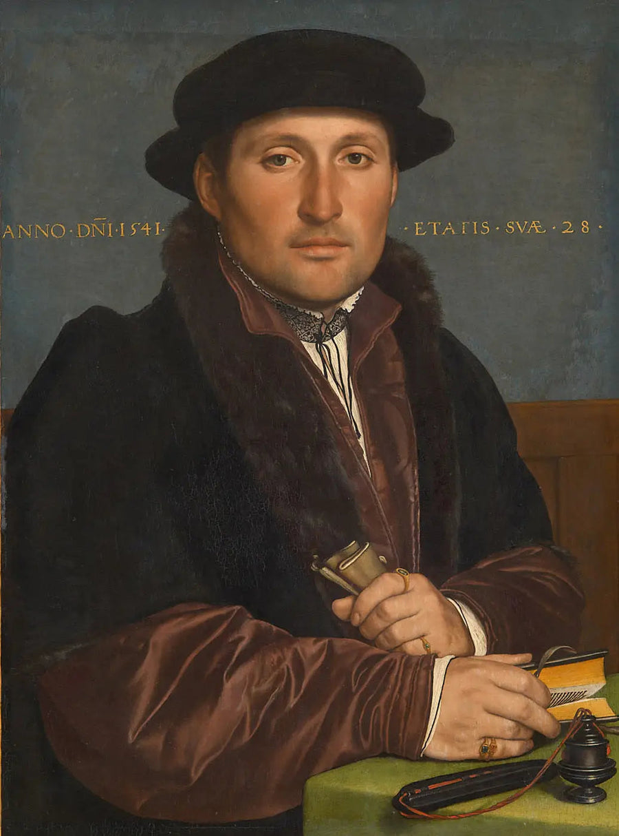 Retrato de un Joven Comerciante - Hans Holbein el Joven