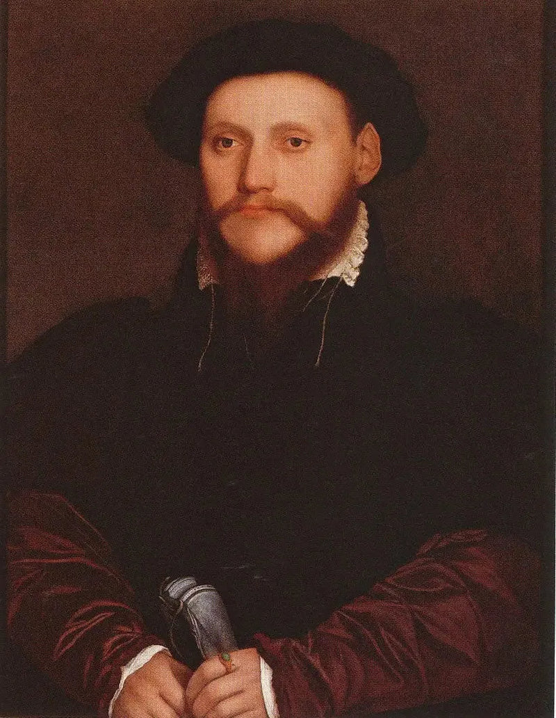 Retrato de un caballero desconocido - Hans Holbein el Joven
