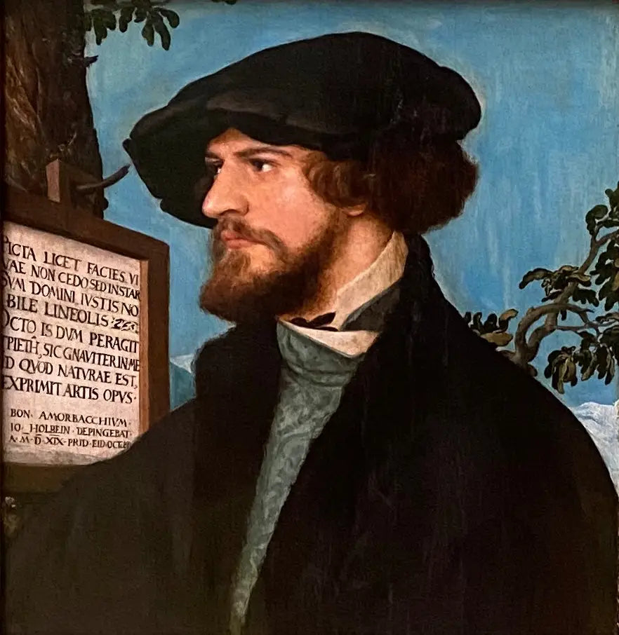 Retrato de Bonifacio Amerbach - Hans Holbein el Joven