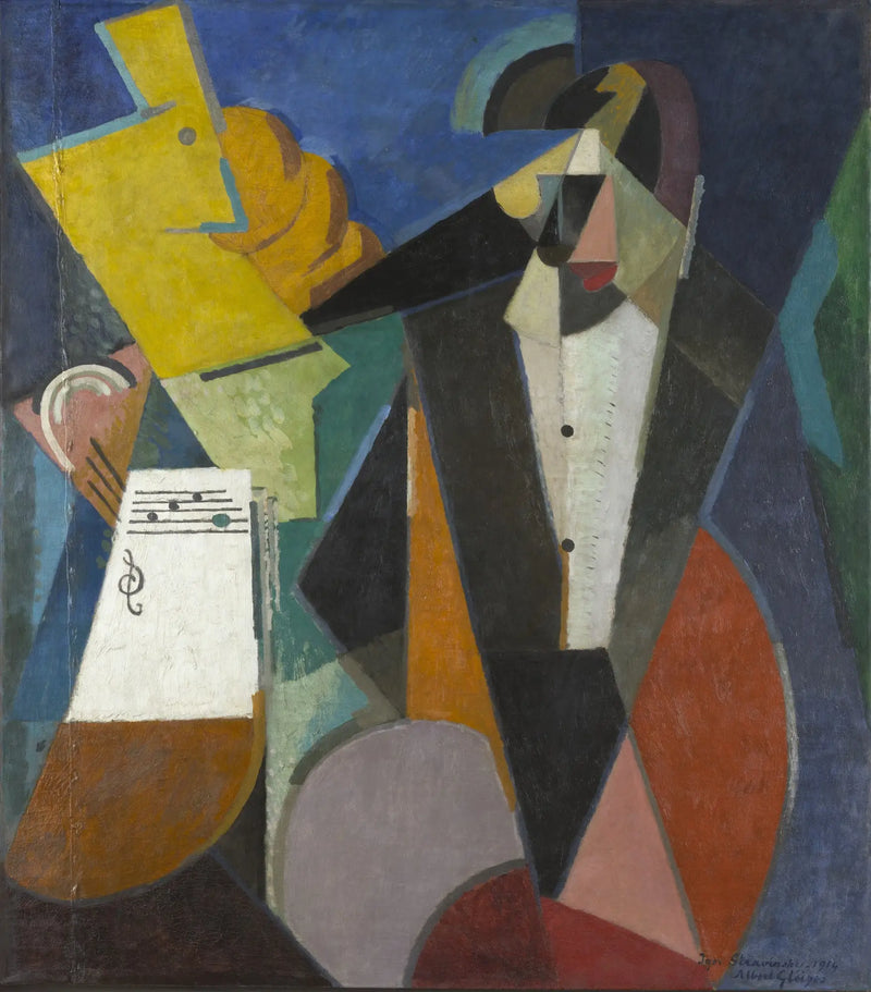 Retrato de Igor Stravinsky - Albert Gleizes