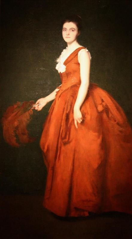 Retrato de Madame T - Edmund Charles Tarbell
